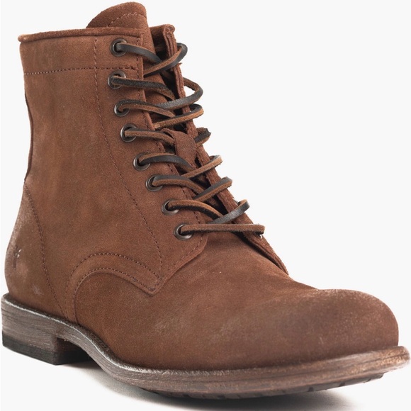 Frye Brown Tyler Men's Boots NEW WITH BOX 12M - Picture 7 of 7